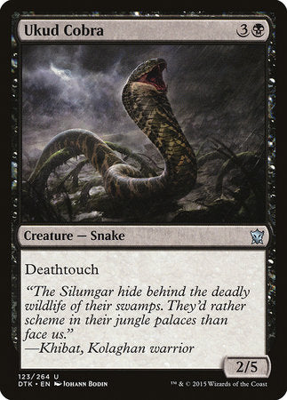 Ukud Cobra [Dragons of Tarkir] | Mega City Incorporated