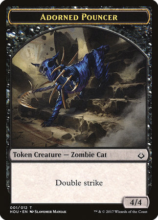 Adorned Pouncer Token [Hour of Devastation Tokens] | Mega City Incorporated