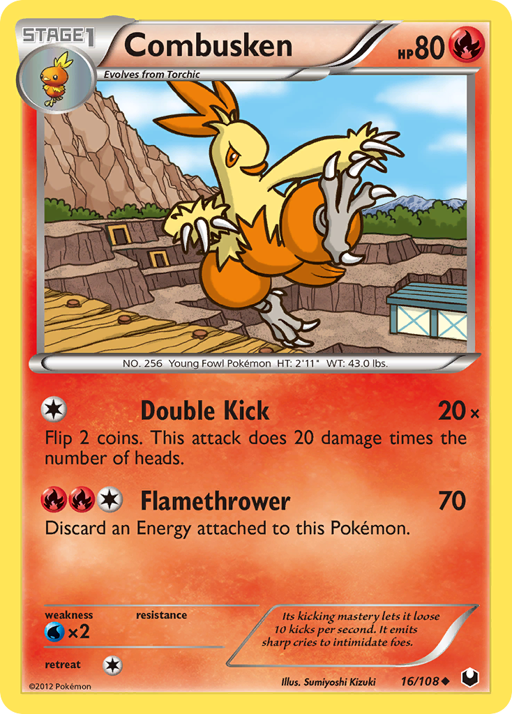 Combusken (16/108) [Black & White: Dark Explorers] | Mega City Incorporated