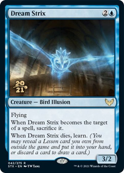 Dream Strix [Strixhaven: School of Mages Prerelease Promos] | Mega City Incorporated