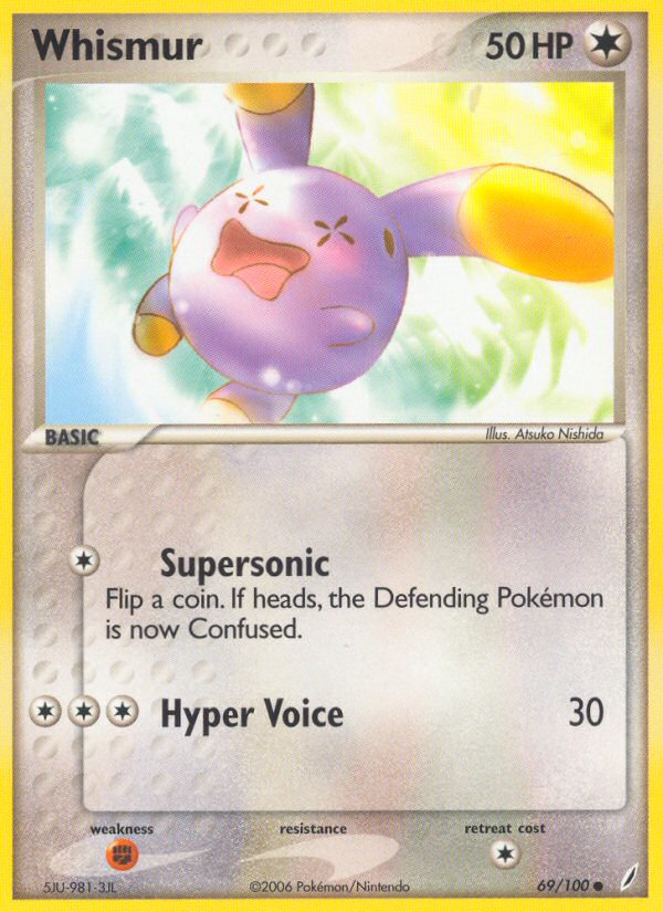 Whismur (69/100) [EX: Crystal Guardians] | Mega City Incorporated