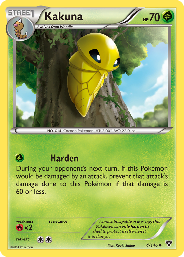 Kakuna (4/146) [XY: Base Set] | Mega City Incorporated