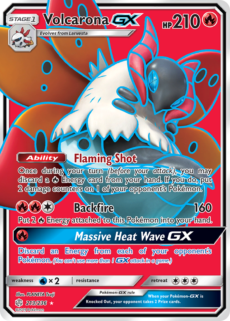 Volcarona GX (213/236) [Sun & Moon: Cosmic Eclipse] | Mega City Incorporated