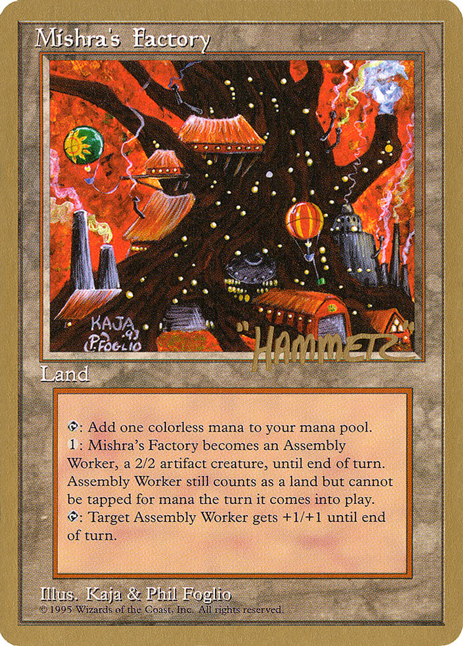 Mishra's Factory (Shawn "Hammer" Regnier) [Pro Tour Collector Set] | Mega City Incorporated