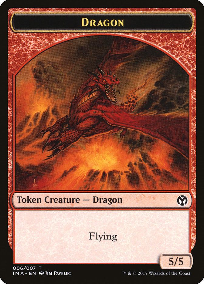 Dragon (006/007) [Iconic Masters Tokens] | Mega City Incorporated