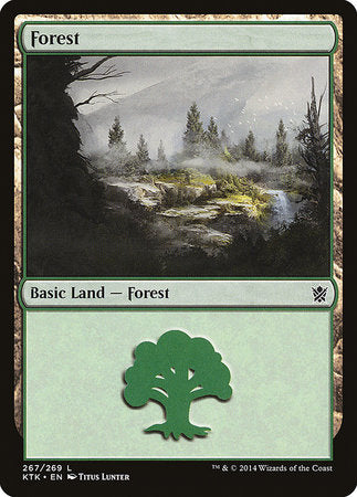 Forest (267) [Khans of Tarkir] | Mega City Incorporated