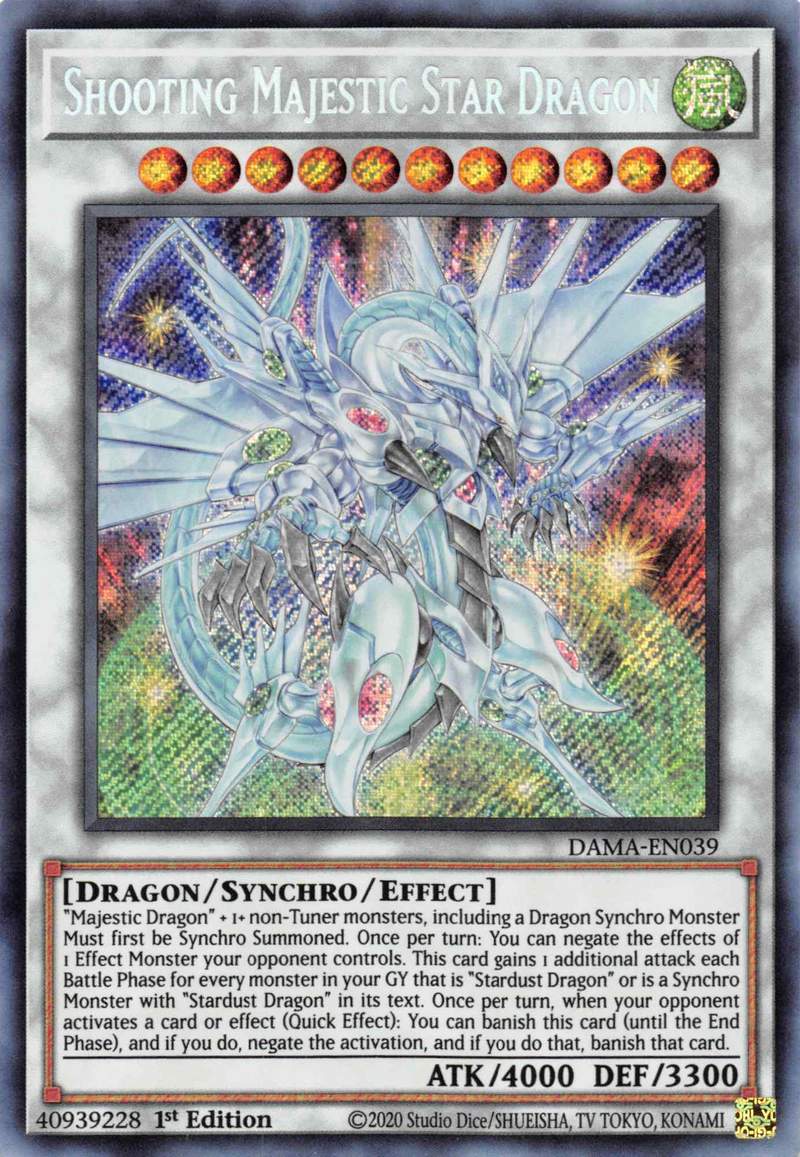 Shooting Majestic Star Dragon [DAMA-EN039] Starlight Rare | Mega City Incorporated