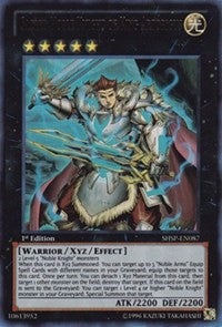 Sacred Noble Knight of King Artorigus [SHSP-EN087] Ultra Rare | Mega City Incorporated