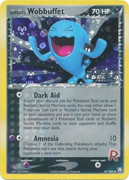 Rocket's Wobbuffet (47/109) (Stamped) [EX: Team Rocket Returns] | Mega City Incorporated