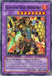 Gladiator Beast Heraklinos [TDGS-ENSE2] Super Rare | Mega City Incorporated