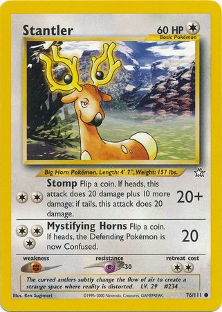 Stantler (76/111) [Neo Genesis Unlimited] | Mega City Incorporated