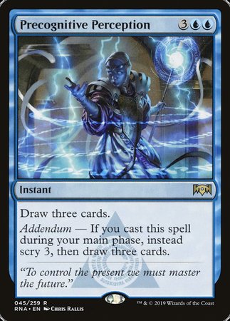 Precognitive Perception [Ravnica Allegiance] | Mega City Incorporated