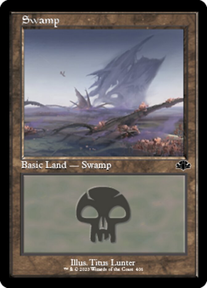 Swamp (406) (Retro) [Dominaria Remastered] | Mega City Incorporated