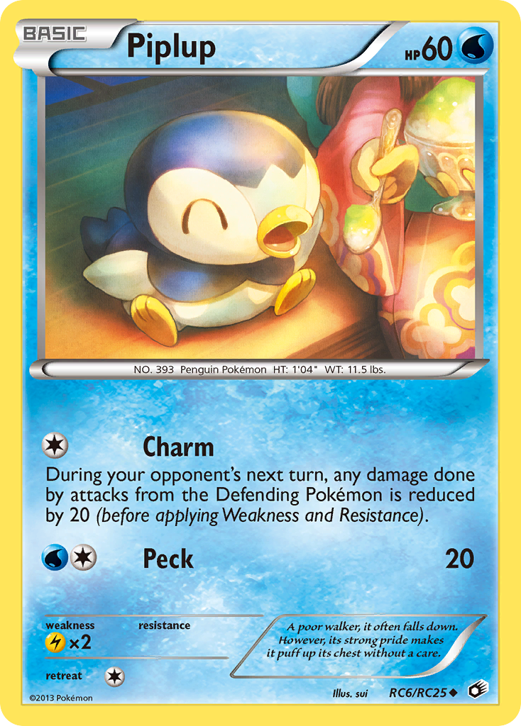 Piplup (RC6/RC25) [Black & White: Legendary Treasures] | Mega City Incorporated