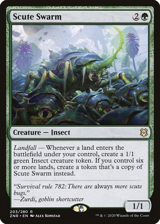 Scute Swarm [Zendikar Rising] | Mega City Incorporated