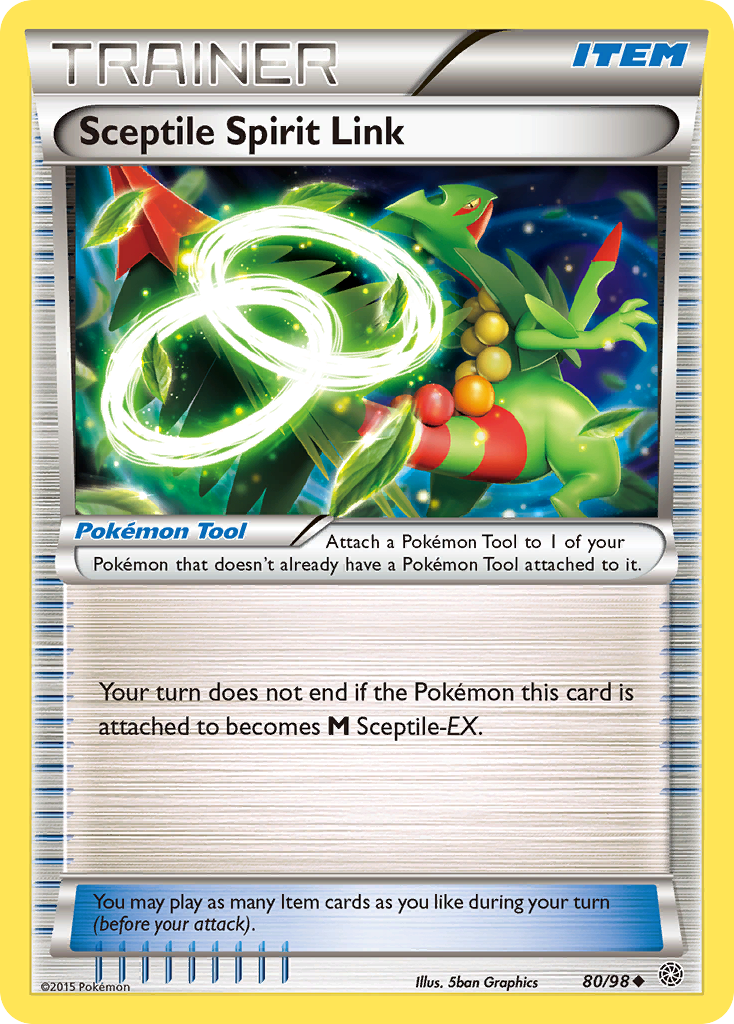 Sceptile Spirit Link (80/98) [XY: Ancient Origins] | Mega City Incorporated