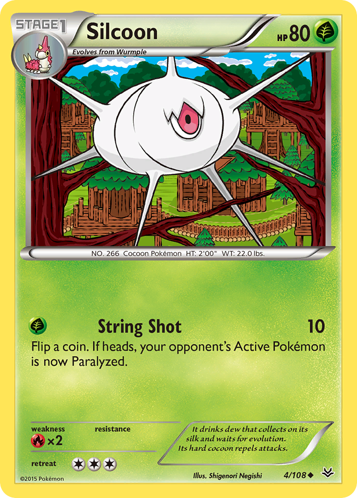 Silcoon (4/108) [XY: Roaring Skies] | Mega City Incorporated