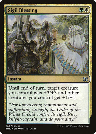 Sigil Blessing [Modern Masters 2015] | Mega City Incorporated