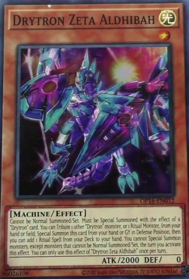 Drytron Zeta Aldhibah [OP16-EN012] Super Rare | Mega City Incorporated