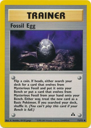 Fossil Egg (72/75) [Neo Discovery Unlimited] | Mega City Incorporated