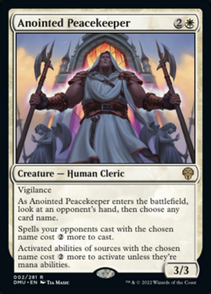 Anointed Peacekeeper [Dominaria United] | Mega City Incorporated