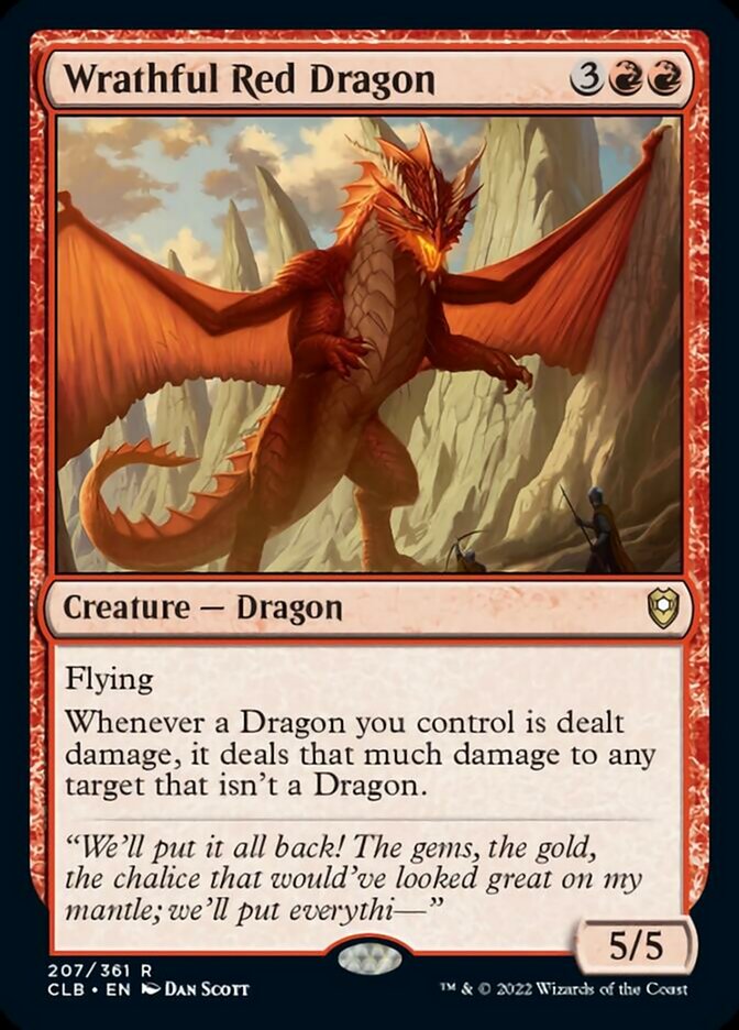 Wrathful Red Dragon [Commander Legends: Battle for Baldur's Gate] | Mega City Incorporated