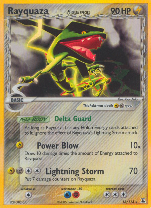 Rayquaza (13/113) (Delta Species) [EX: Delta Species] | Mega City Incorporated