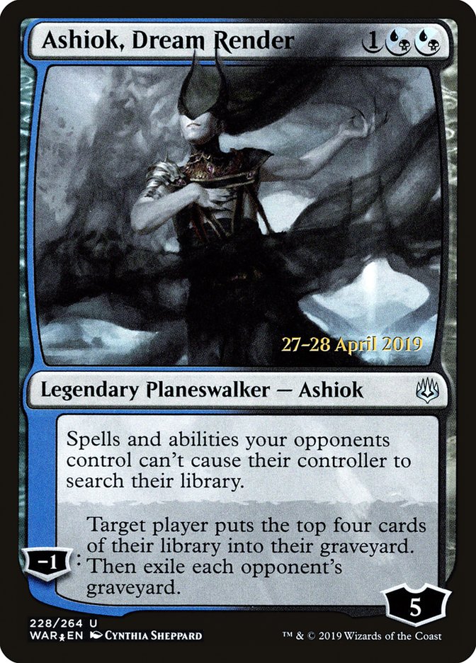 Ashiok, Dream Render  [War of the Spark Prerelease Promos] | Mega City Incorporated