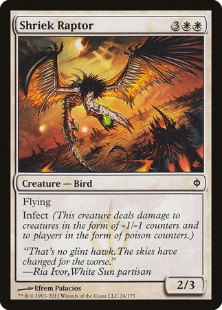 Shriek Raptor [New Phyrexia] | Mega City Incorporated