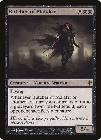 Butcher of Malakir [Worldwake] | Mega City Incorporated