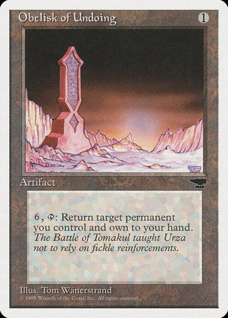 Obelisk of Undoing [Chronicles] | Mega City Incorporated