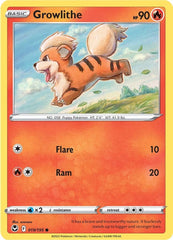Growlithe (019/195) [Sword & Shield: Silver Tempest] | Mega City Incorporated