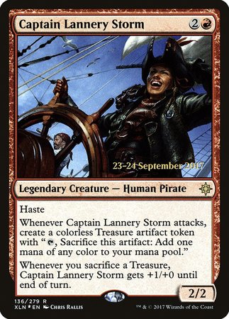 Captain Lannery Storm [Ixalan Promos] | Mega City Incorporated