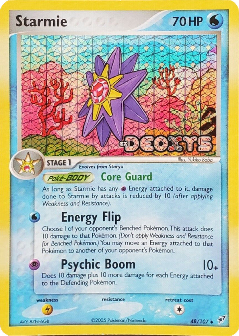 Starmie (48/107) (Stamped) [EX: Deoxys] | Mega City Incorporated