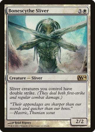 Bonescythe Sliver [Duels of the Planeswalkers Promos 2013] | Mega City Incorporated