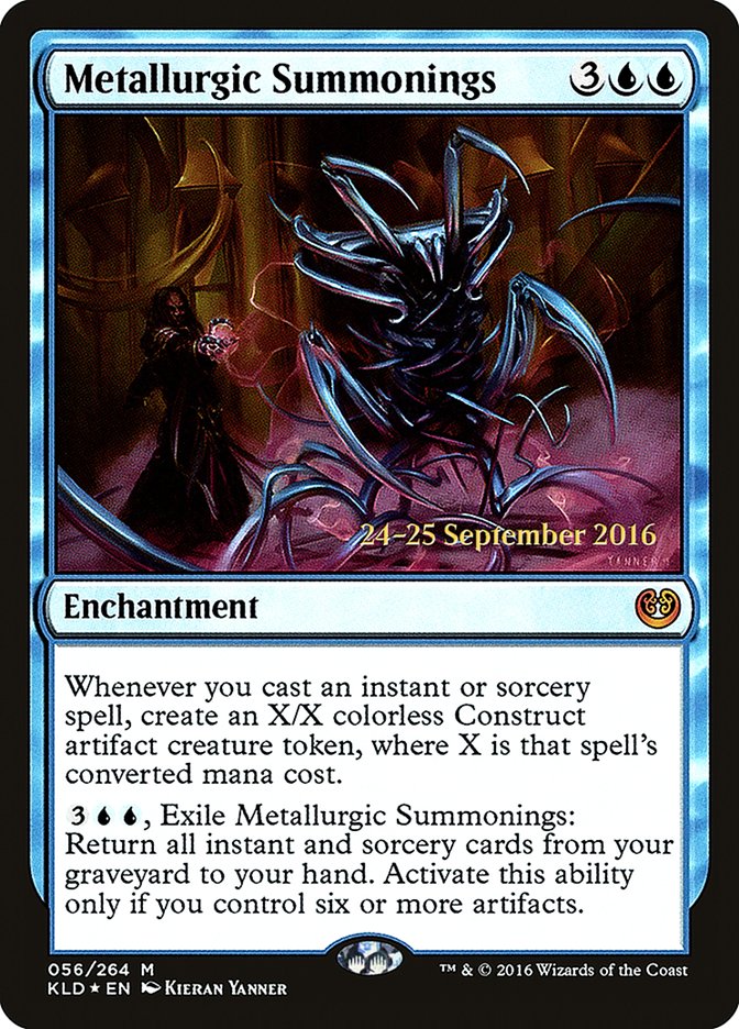 Metallurgic Summonings  [Kaladesh Prerelease Promos] | Mega City Incorporated