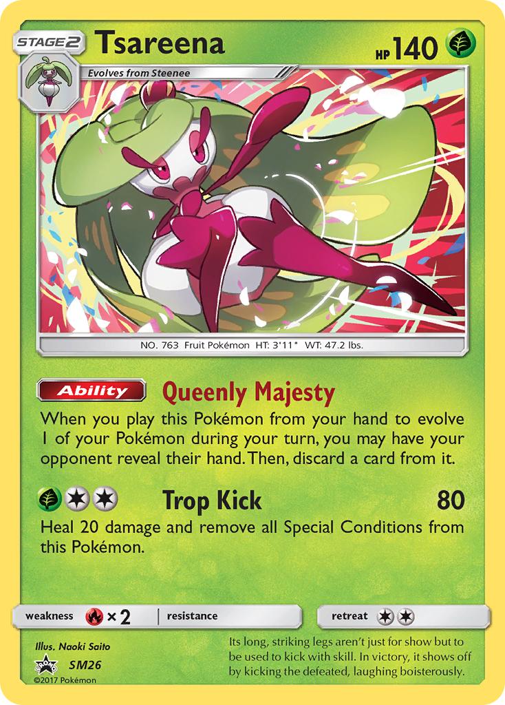 Tsareena (SM26) [Sun & Moon: Black Star Promos] | Mega City Incorporated