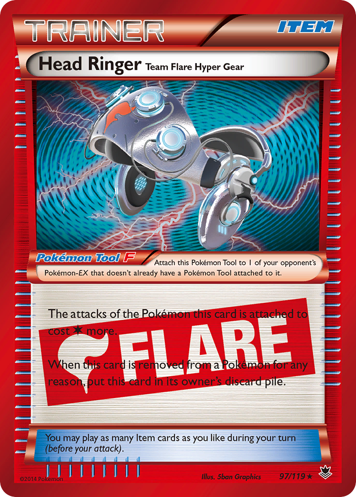 Head Ringer Team Flare Hyper Gear (97/119) [XY: Phantom Forces] | Mega City Incorporated