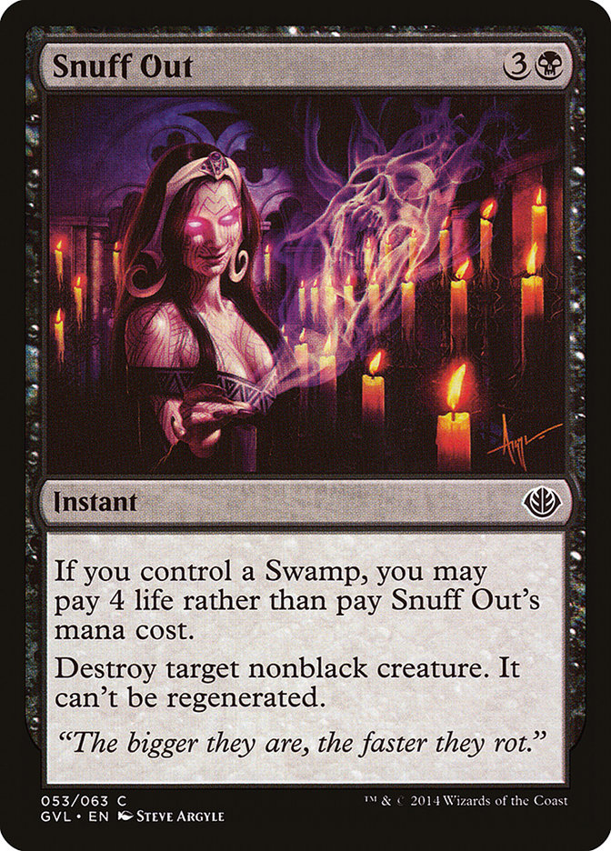 Snuff Out (Garruk vs. Liliana) [Duel Decks Anthology] | Mega City Incorporated