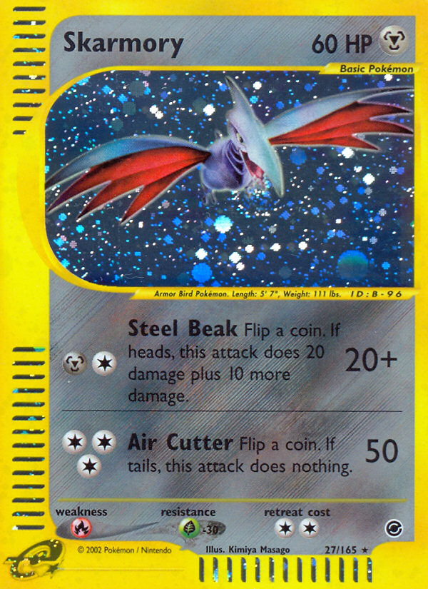 Skarmory (27/165) [Expedition: Base Set] | Mega City Incorporated