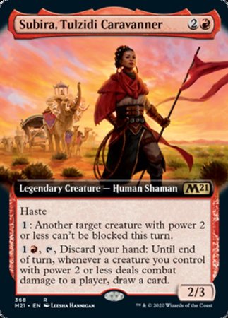 Subira, Tulzidi Caravanner (Extended Art) [Core Set 2021] | Mega City Incorporated
