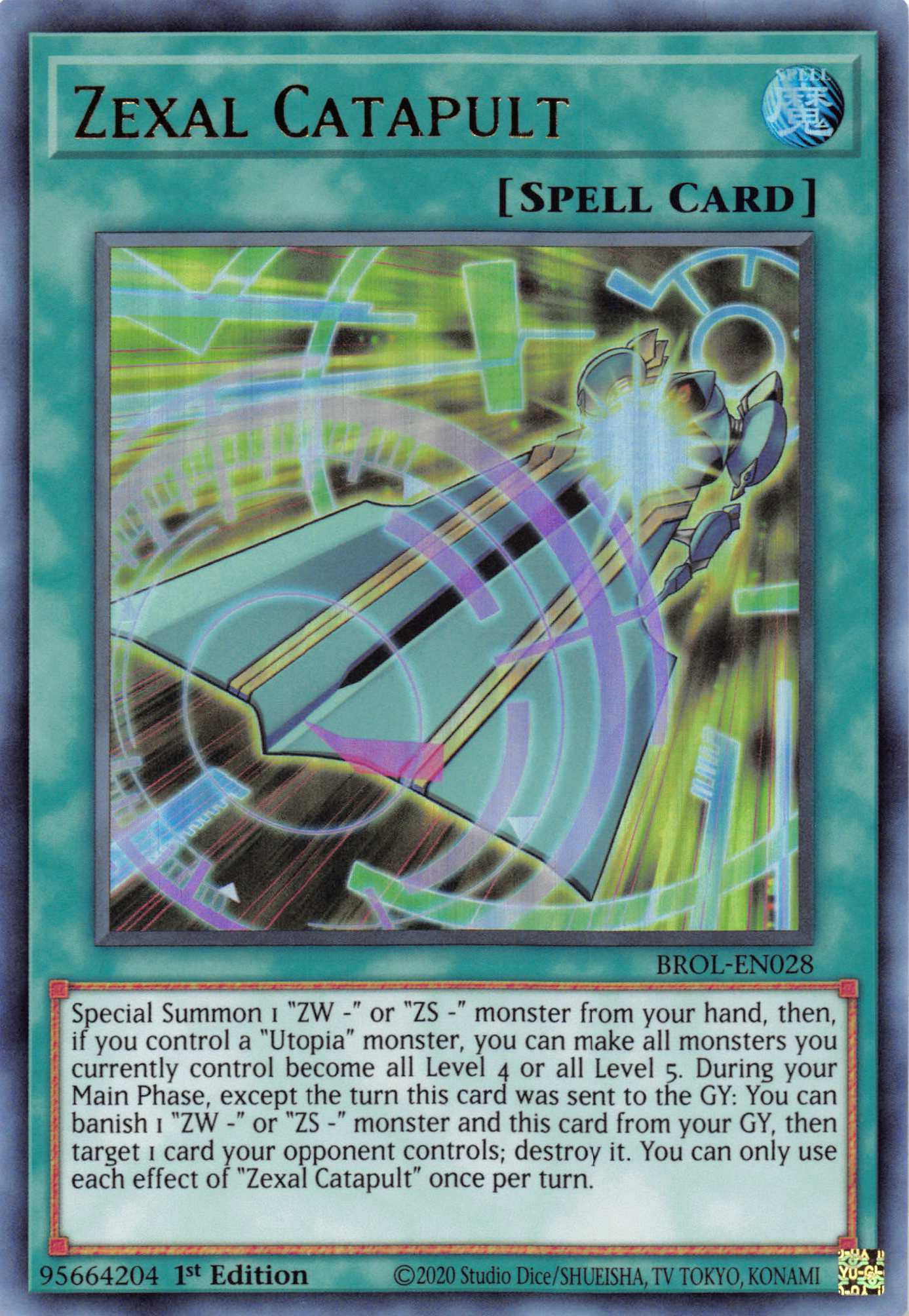 Zexal Catapult [BROL-EN028] Ultra Rare | Mega City Incorporated