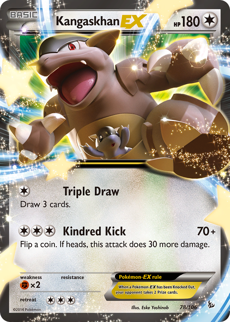 Kangaskhan EX (78/106) [XY: Flashfire] | Mega City Incorporated