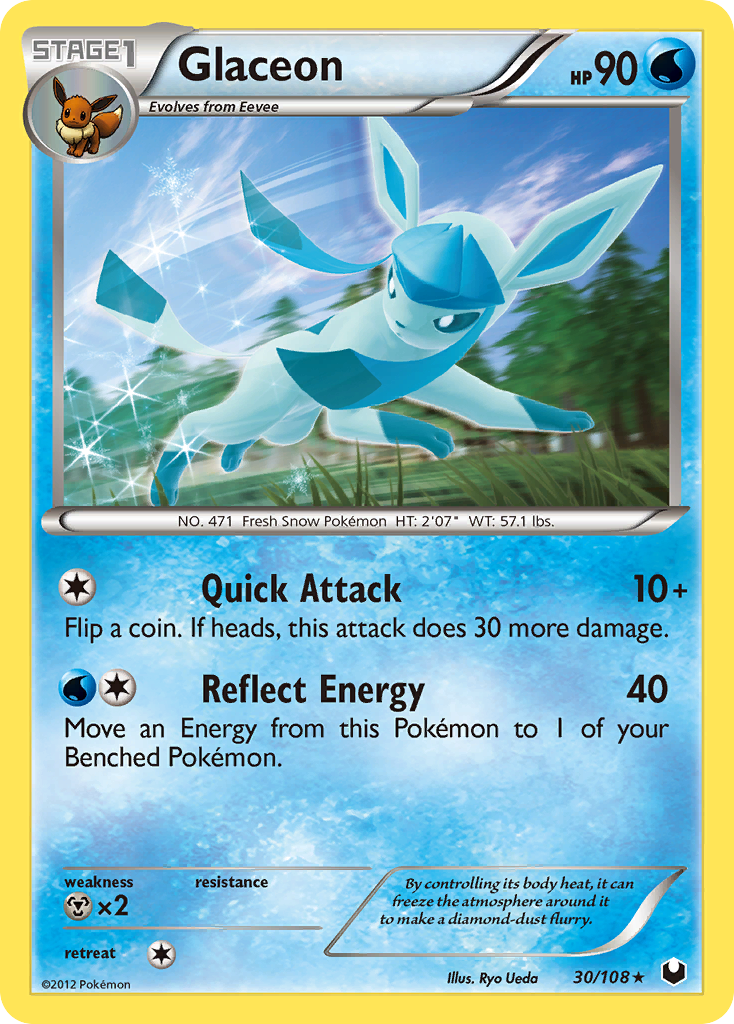 Glaceon (30/108) [Black & White: Dark Explorers] | Mega City Incorporated