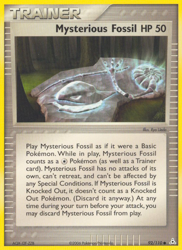 Mysterious Fossil (92/110) [EX: Holon Phantoms] | Mega City Incorporated