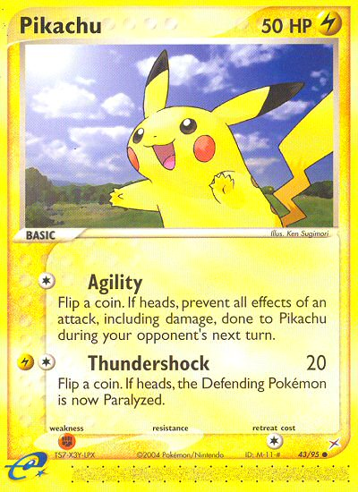 Pikachu (43/95) [EX: Team Magma vs Team Aqua] | Mega City Incorporated