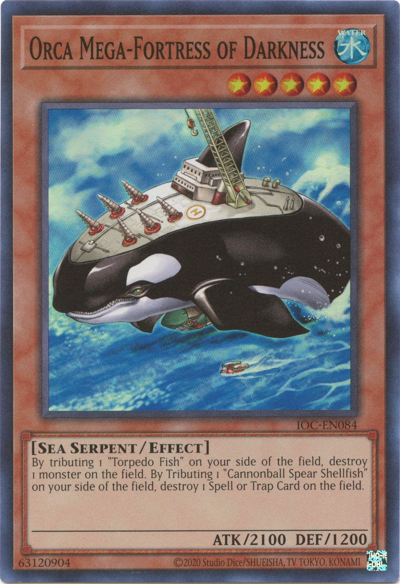 Orca Mega-Fortress of Darkness (25th Anniversary) [IOC-EN084] Super Rare | Mega City Incorporated