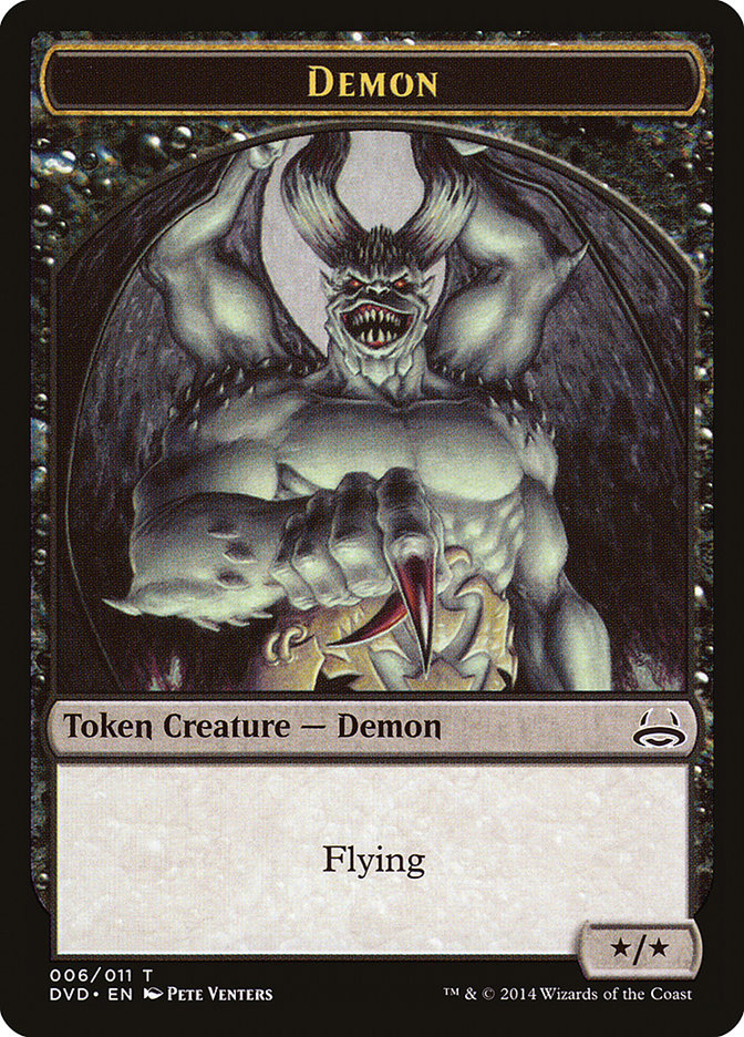 Demon Token (Divine vs. Demonic) [Duel Decks Anthology Tokens] | Mega City Incorporated