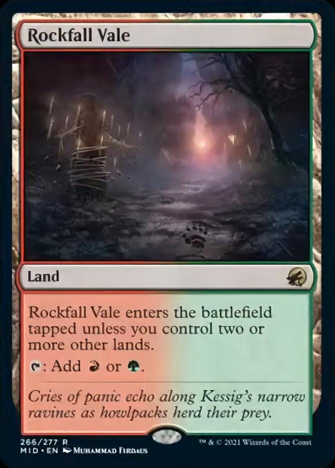 Rockfall Vale [Innistrad: Midnight Hunt] | Mega City Incorporated