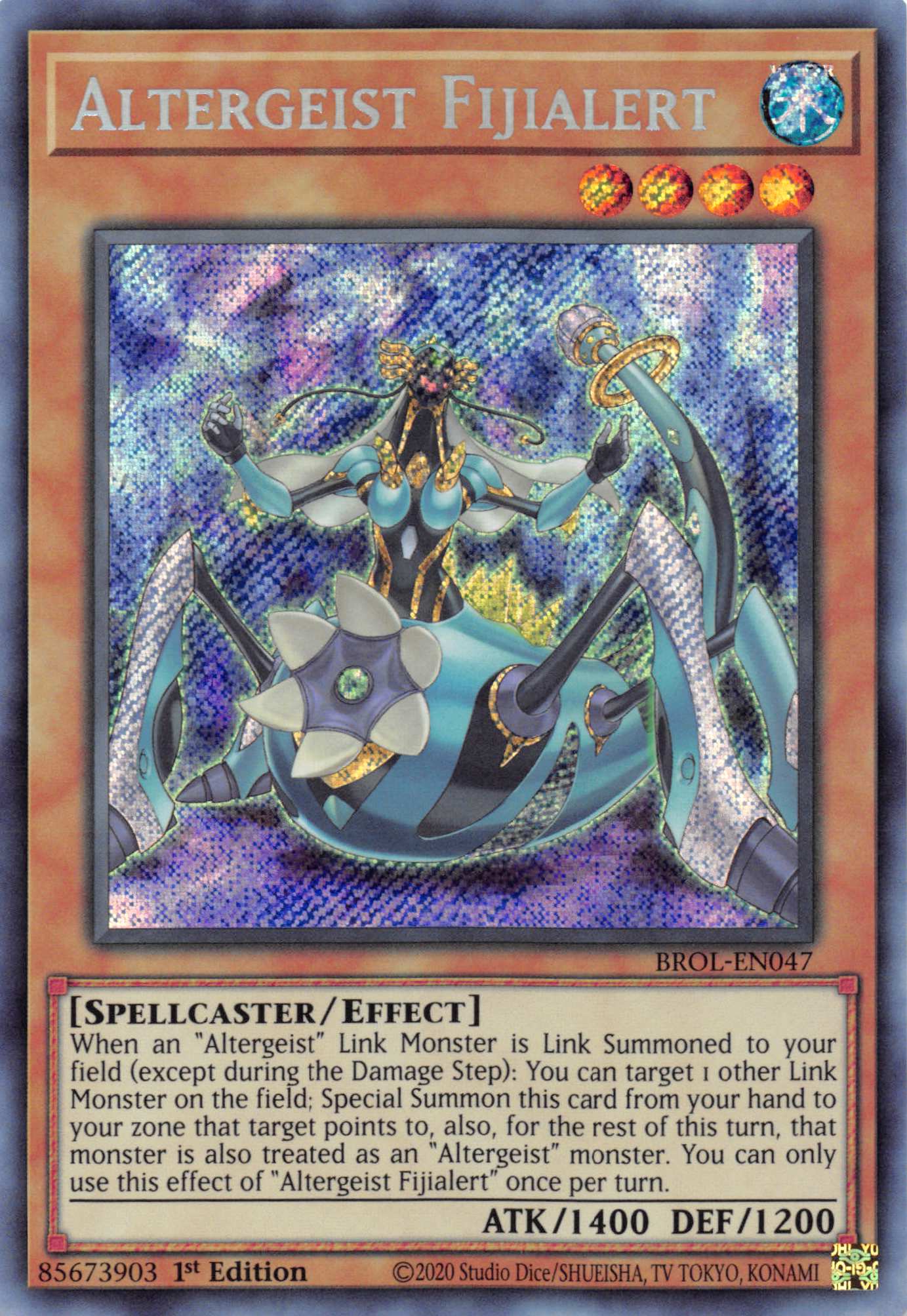 Altergeist Fijialert [BROL-EN047] Secret Rare | Mega City Incorporated